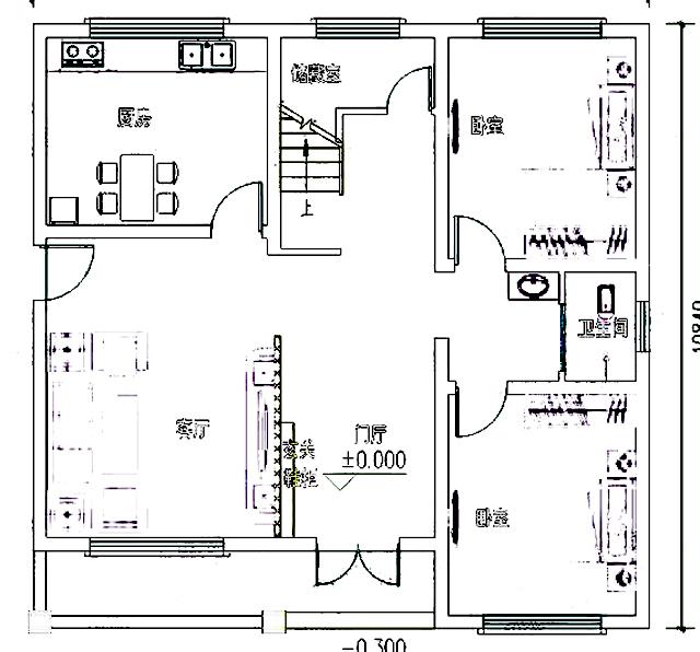 歐式田園風二層小別墅設計圖，清新自然，溫馨優雅