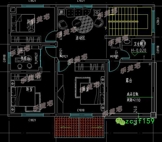 歐式田園風二層小別墅設計圖，清新自然，溫馨優雅