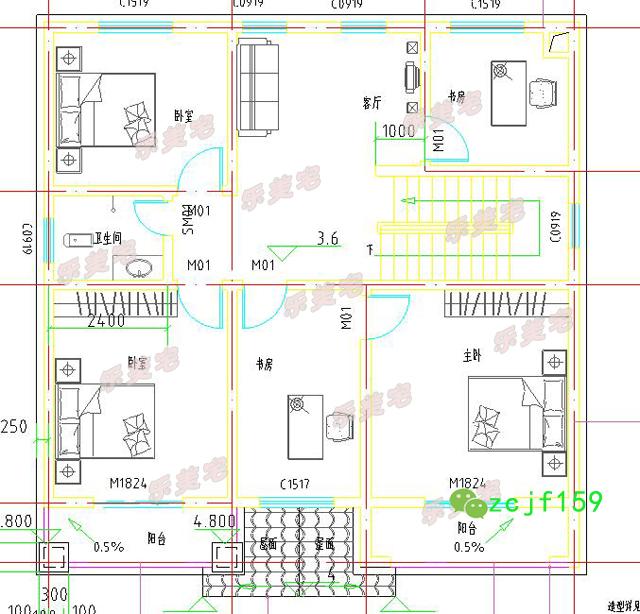 農(nóng)村二層小別墅實景圖設計效果圖，戶型立體美觀大方，室內(nèi)通風透氣