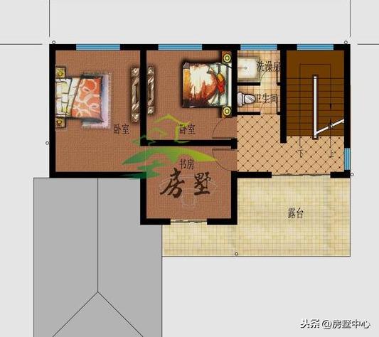 農村三層歐式別墅設計圖，清新文雅，透露出藝術美感