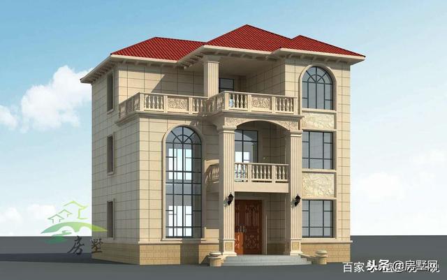 三層豪華歐式別墅設計圖，宮廷似的舒適度，符合現代農村的潮流
