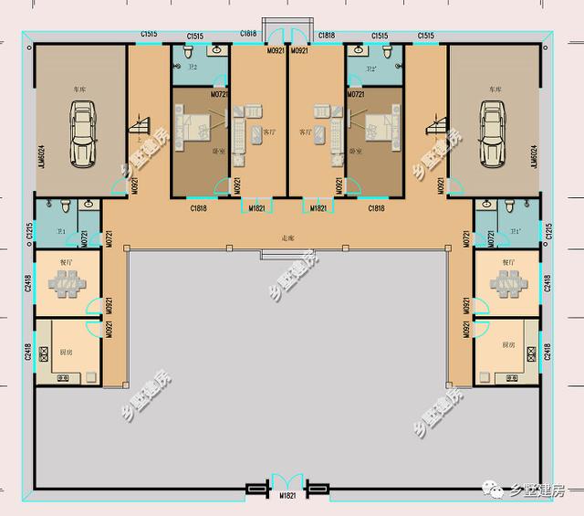 這款中式四合院別墅設(shè)計(jì)圖，秀氣又美觀，住起來相當(dāng)舒適