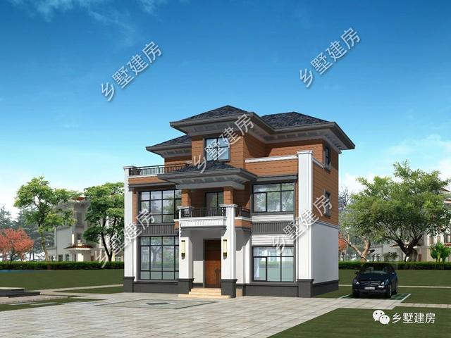 農(nóng)村自建房設(shè)計圖，整棟建筑優(yōu)雅大氣，十分適合廣大農(nóng)村的建房朋友