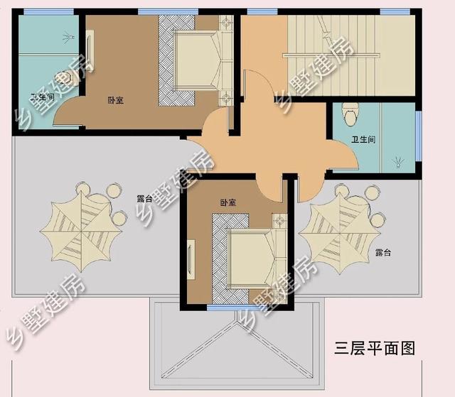 農(nóng)村自建房設(shè)計圖，整棟建筑優(yōu)雅大氣，十分適合廣大農(nóng)村的建房朋友