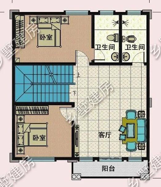 三層別墅設(shè)計圖，一棟溫馨舒適的小別墅，室內(nèi)設(shè)計合理規(guī)整