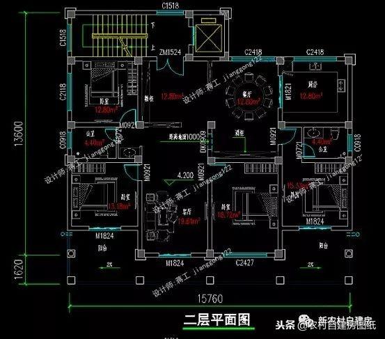 5款三層農村建房別墅設計圖，豪華大氣，外觀經典，三代不過時