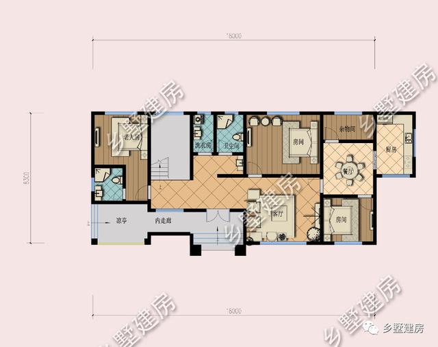 農村自建房設計圖，設計非常新穎，外觀大氣，內在古樸，非常有格調