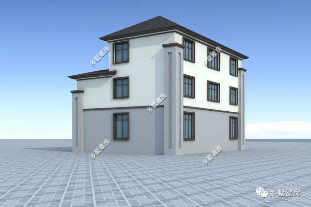 這款新中式別墅設計圖，整體效果令人驚嘆，簡直太漂亮了