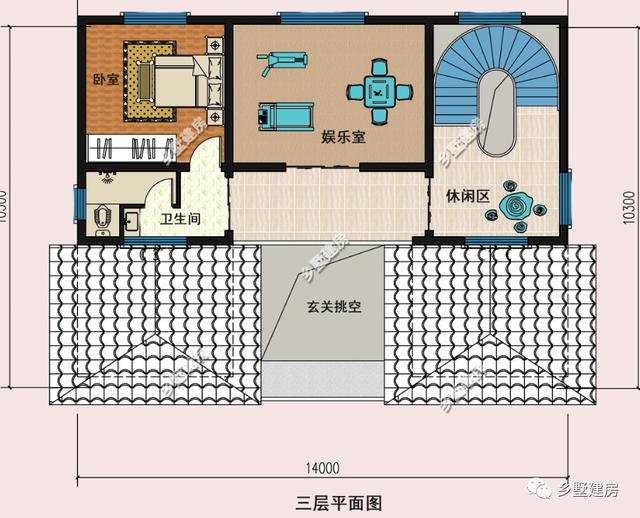這款新中式別墅設計圖，整體效果令人驚嘆，簡直太漂亮了