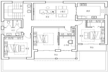 2026年農村新款別墅設計圖，外觀干凈簡約，戶型布局沒得挑