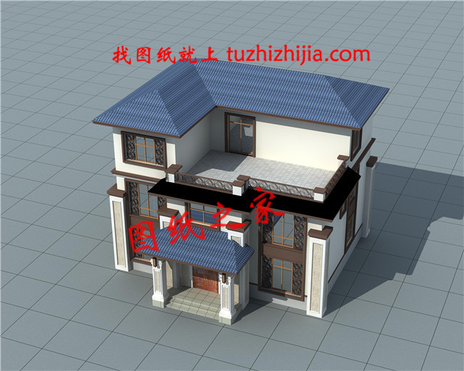 新中式農村50萬三層別墅款式,占地面積150平米左右