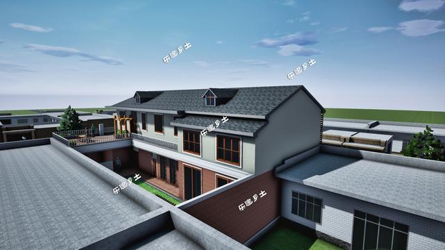 二層美式民宅設計圖，功能設計齊全，根據住戶需求設計