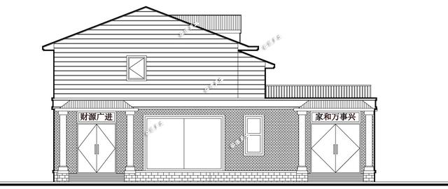 二層美式民宅設計圖，功能設計齊全，根據住戶需求設計