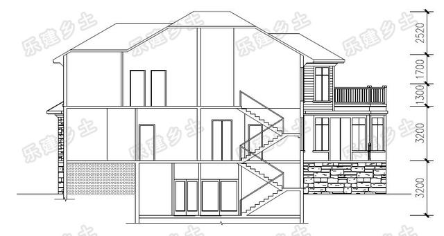美式鄉(xiāng)村復(fù)古風(fēng)別墅設(shè)計(jì)圖，沉穩(wěn)優(yōu)雅，舒展大氣，不錯(cuò)的建房參考