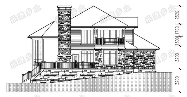 美式鄉(xiāng)村復(fù)古風(fēng)別墅設(shè)計(jì)圖，沉穩(wěn)優(yōu)雅，舒展大氣，不錯(cuò)的建房參考