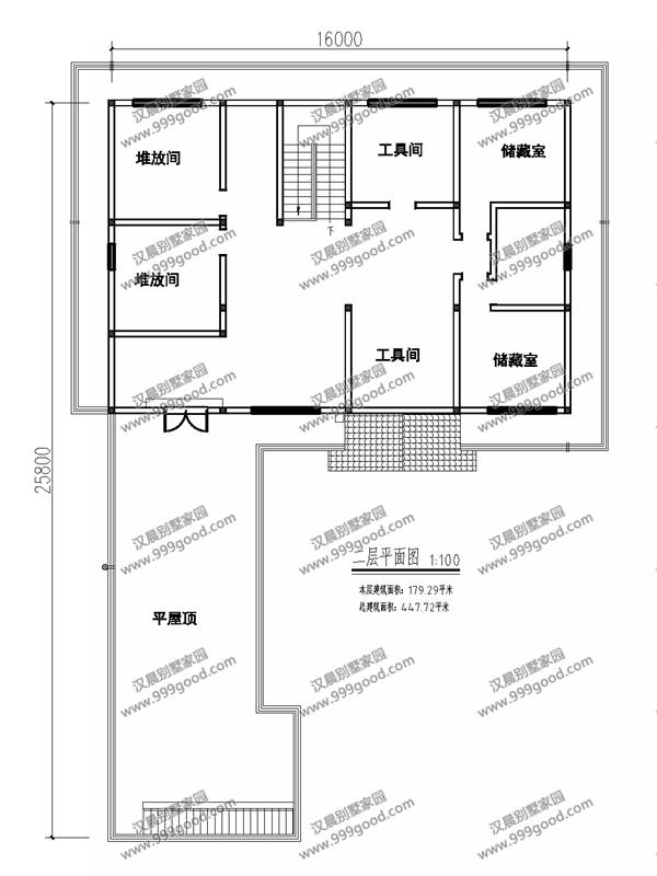 3款一層農村別墅設計圖，大氣的戶型結構，生活功能齊全