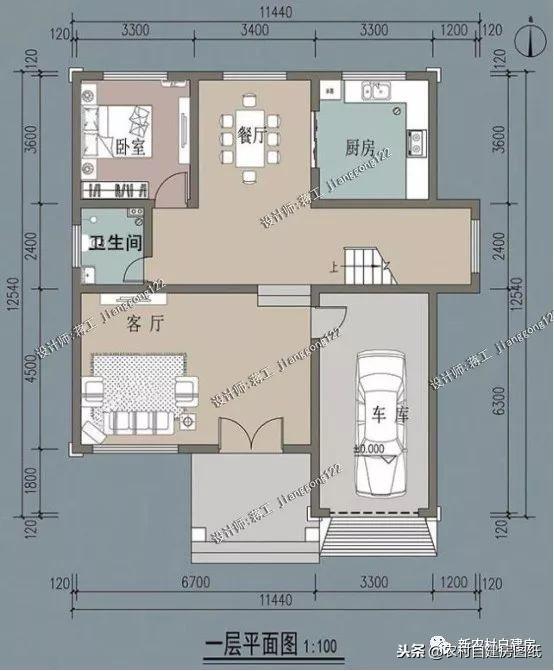 12款帶車庫的農村別墅設計圖紙，每一款都很大氣實用