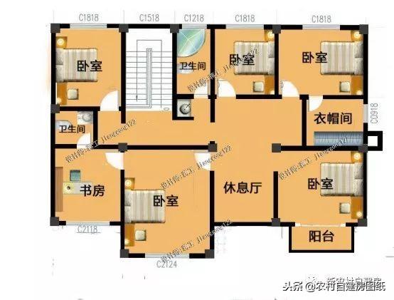 12款帶車庫的農村別墅設計圖紙，每一款都很大氣實用