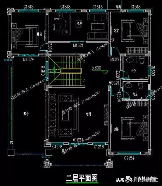 12款帶車庫的農村別墅設計圖紙，每一款都很大氣實用