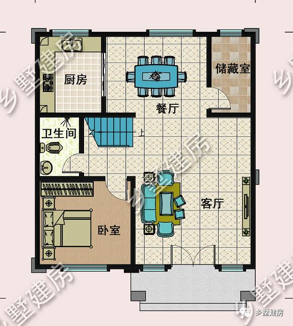 農村自建三層小樓房設計圖，美觀大方，外觀時尚