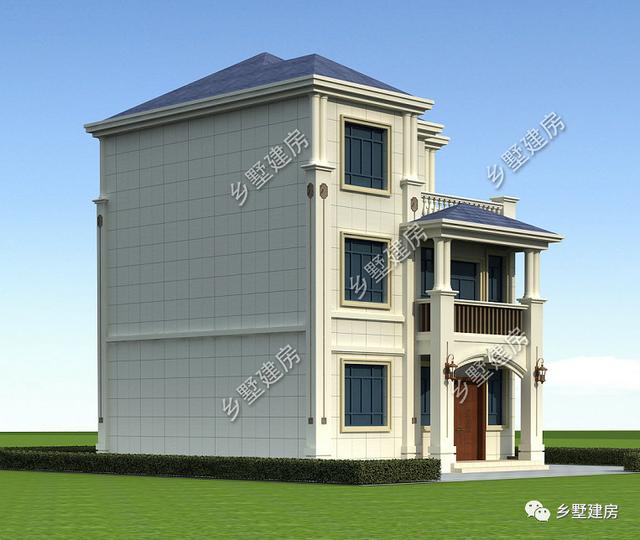 農村自建三層小樓房設計圖，美觀大方，外觀時尚