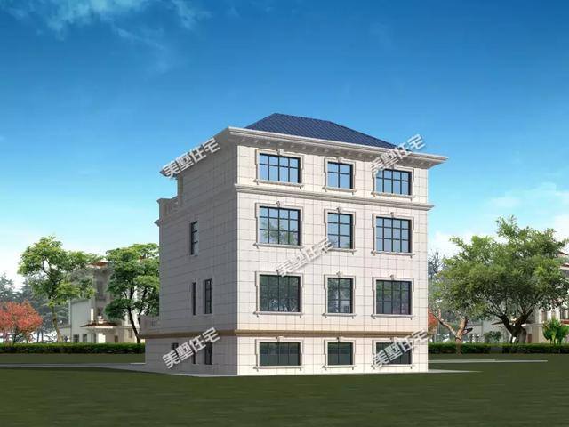 這款別墅外觀上拒絕平庸的立面造型，富有層次感，看起來大氣而亮眼