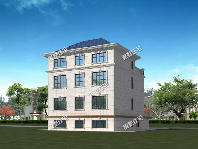 這款別墅外觀上拒絕平庸的立面造型，富有層次感，看起來大氣而亮眼