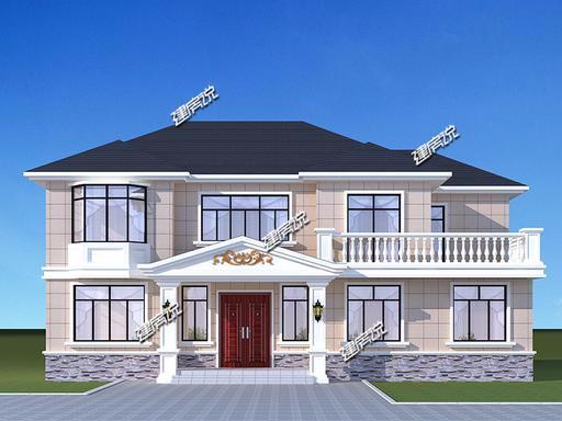 農(nóng)村最漂亮二層別墅設(shè)計(jì)圖，漂亮的戶型，一眼就能讓人心動(dòng)