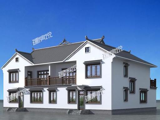 這款中國最美四合院別墅設計圖，別墅占地方正，四平八穩，大氣的很