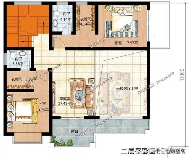 120平的三層別墅設計圖，2款案例25萬和35萬，時尚和經典中式你建哪款？