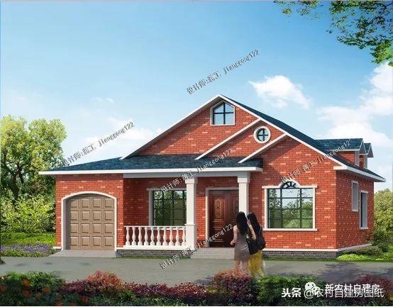12款帶車庫的農(nóng)村別墅設(shè)計圖，一層12萬起，二層16萬起，三層30萬起