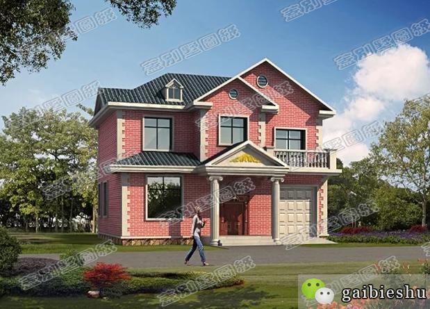 100平米帶車庫鄉(xiāng)村小別墅設計圖，您理想的溫馨小別墅！