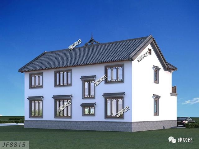 漂亮中式別墅設計圖，中國最美的房子，35萬就能建，漂亮有面子