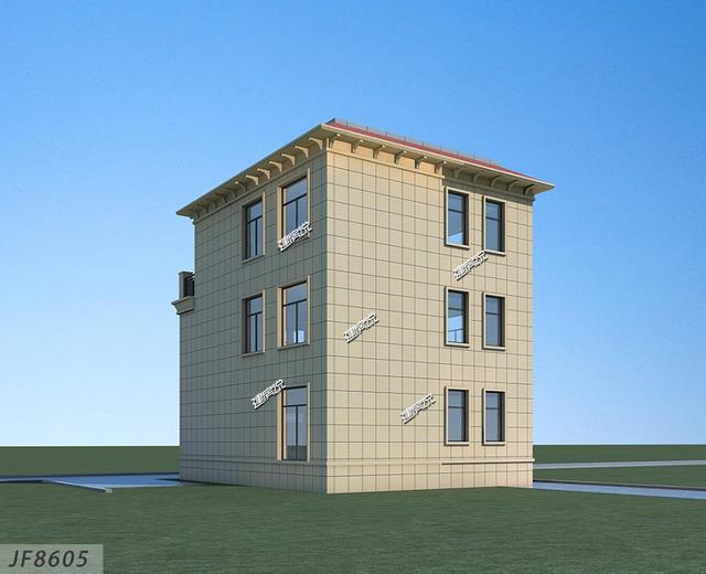 占地95㎡的3層別墅設(shè)計(jì)圖，開春就建一棟，搶個(gè)好彩頭