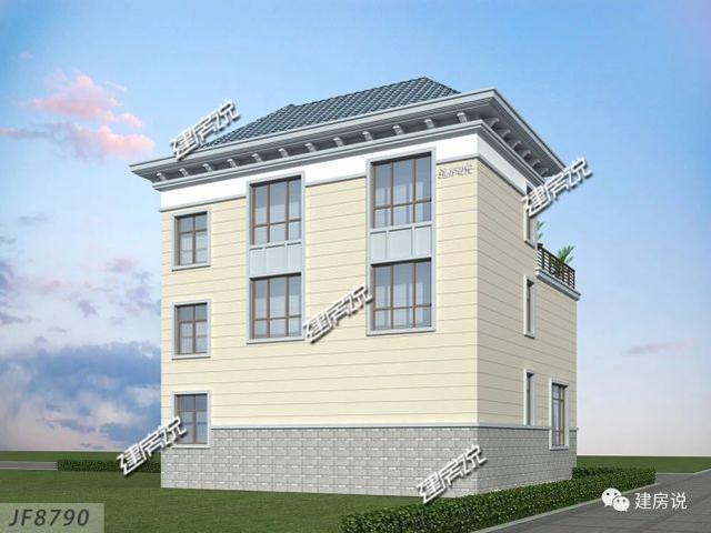 3層實用別墅設計圖，老家建新房，我強烈推薦這款！