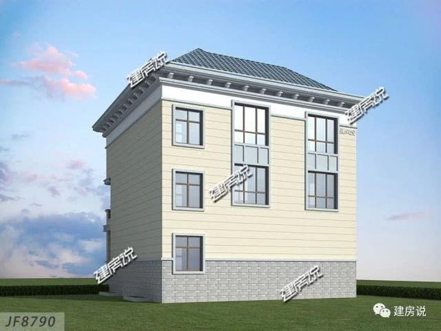 3層實用別墅設計圖，老家建新房，我強烈推薦這款！