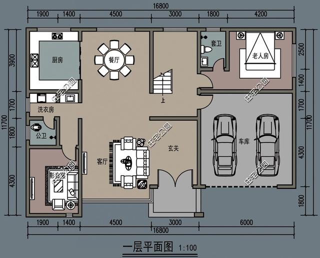現代兩層農村別墅設計圖，現代別墅太開放家里人接受不了！
