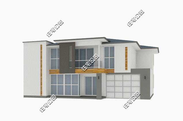 現代兩層農村別墅設計圖，現代別墅太開放家里人接受不了！