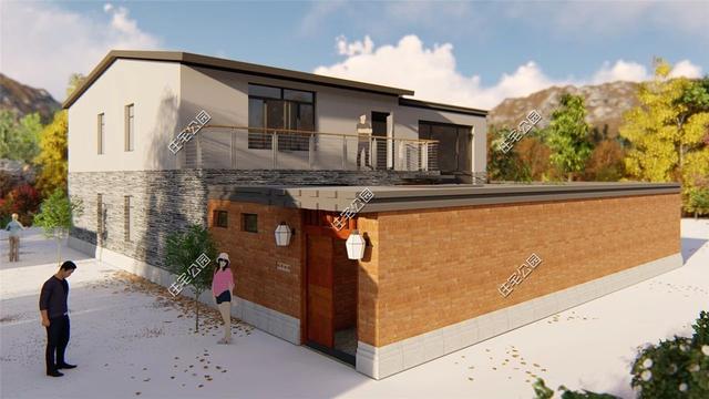 曬曬北京農村的養老房及設計圖，52萬蓋農家小院，有塊宅基地就是爽