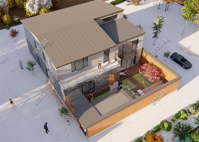 曬曬北京農村的養老房及設計圖，52萬蓋農家小院，有塊宅基地就是爽