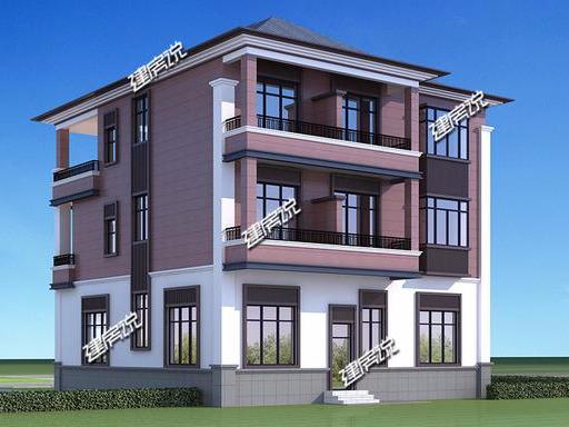 12x13.5米三層漂亮中式別墅設計圖，農村建房首選中式，秒殺洋別墅