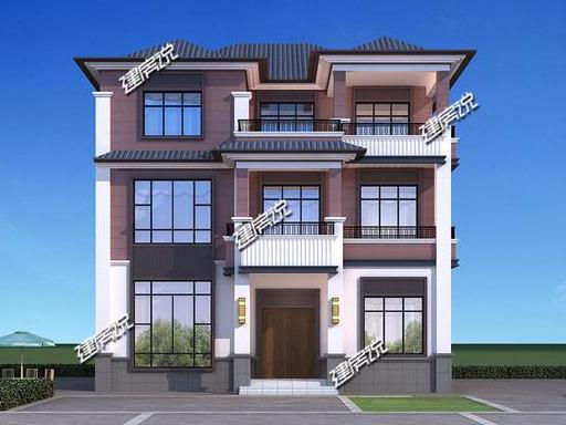 12x13.5米三層漂亮中式別墅設計圖，農村建房首選中式，秒殺洋別墅