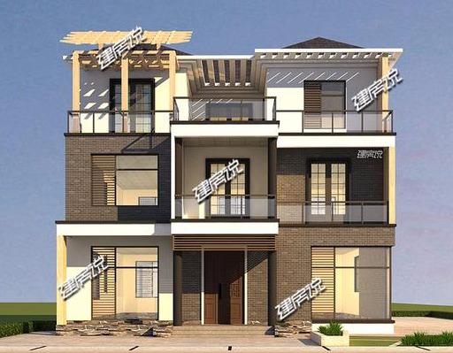 超現(xiàn)代風(fēng)別墅設(shè)計圖，8臥室多露臺，農(nóng)村建房新趨勢，真享受！