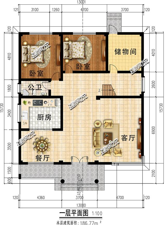 超現(xiàn)代風(fēng)別墅設(shè)計圖，8臥室多露臺，農(nóng)村建房新趨勢，真享受！