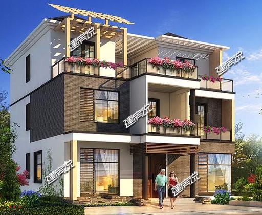 超現(xiàn)代風(fēng)別墅設(shè)計圖，8臥室多露臺，農(nóng)村建房新趨勢，真享受！