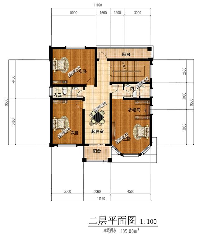 歐式豪宅設計圖，羨慕死全村人，大氣極了沒人敢說土