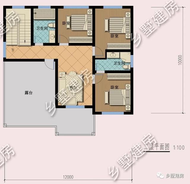 兩層農村小別墅設計圖，簡單大方的實用款才是最適合農村自建的