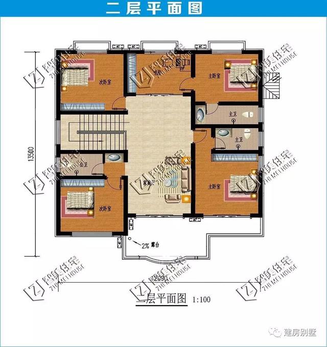 兩棟農村自建房設計圖，布局能滿足現代式生活的需要，方便實用