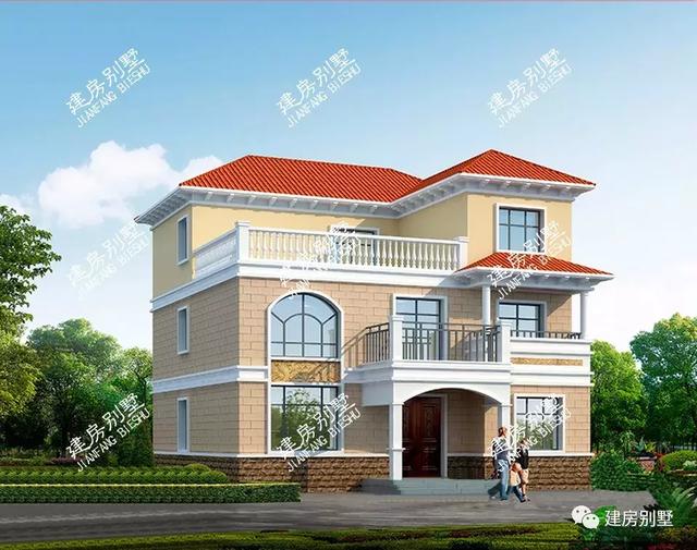 精選農村經濟實用別墅設計圖，造型簡約而不簡單