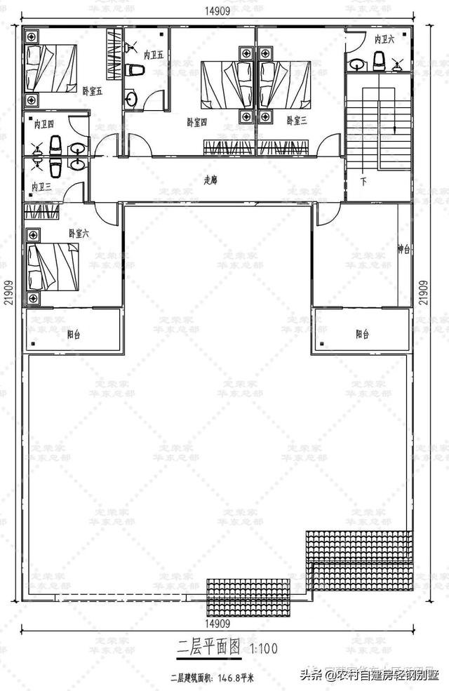 8套中式風格農村別墅設計圖，經濟舒適又好看